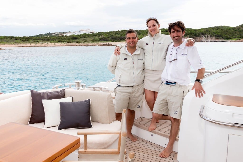 yacht charter crew